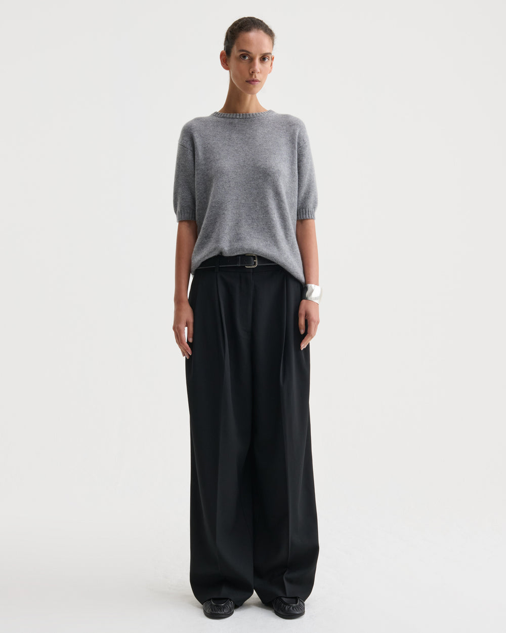 Nonchi Cashmere Etoile Sweater, Derby Grey, image 3 of 10