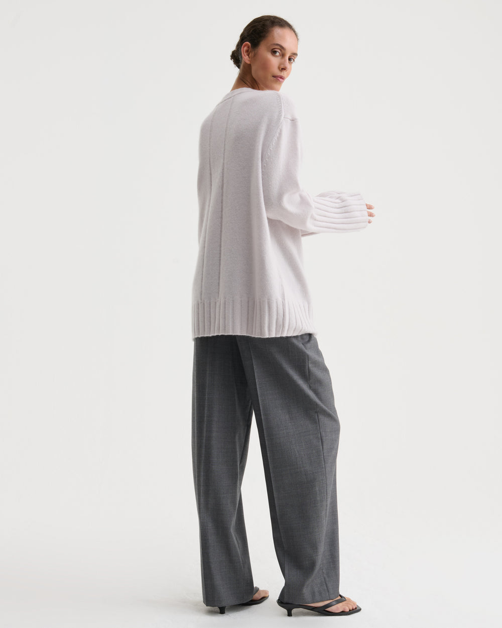 Nonchi Cashmere Havn Sweater, Oat, image 4 of 12