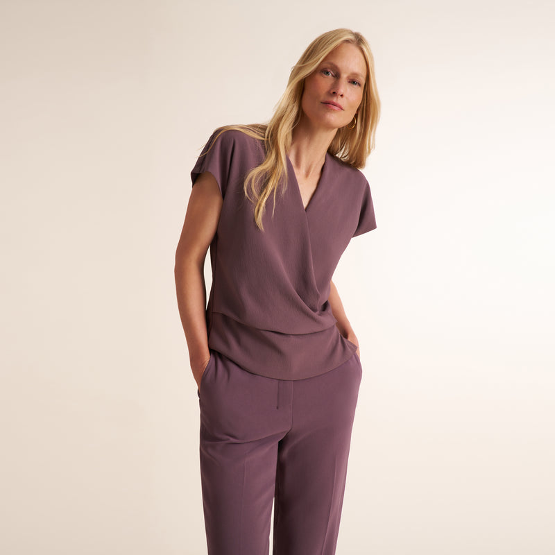 Antonia Faux Wrap Top