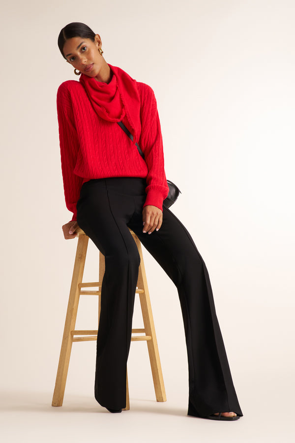Triangle Scarf - Cashmere :: Spiced Cherry