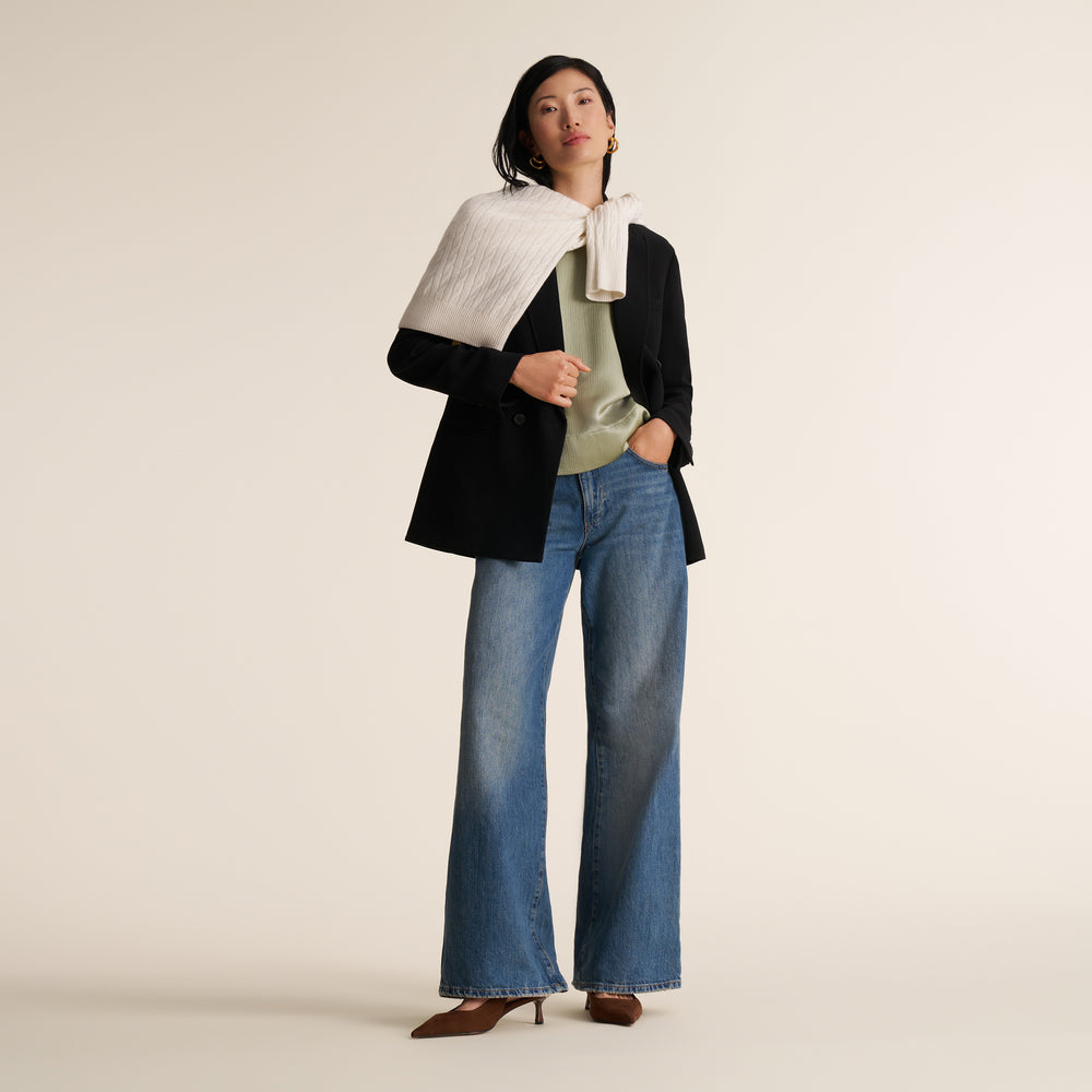 Annika Fancy Tee, Light Sage, image 7 of 8