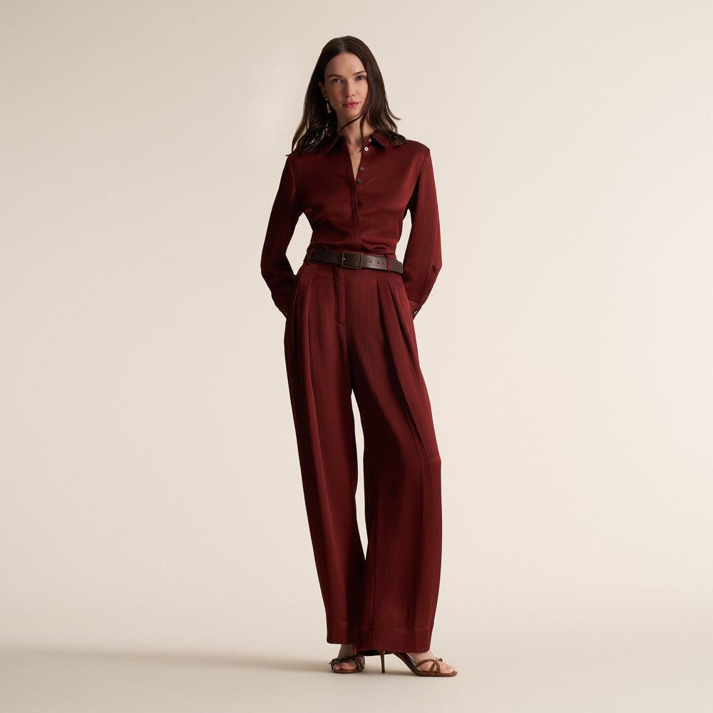 Tatum Button-Down Shirt, Redwood, image 8 of 15