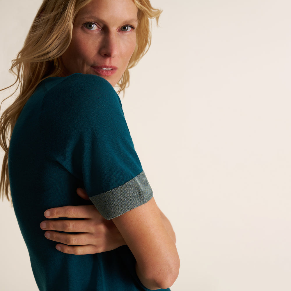 Becca Tee, Deep Peacock, image 3 of 5