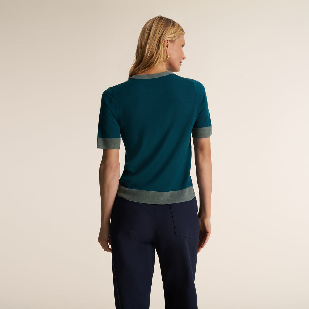 Becca Tee, Deep Peacock, image 2 of 5