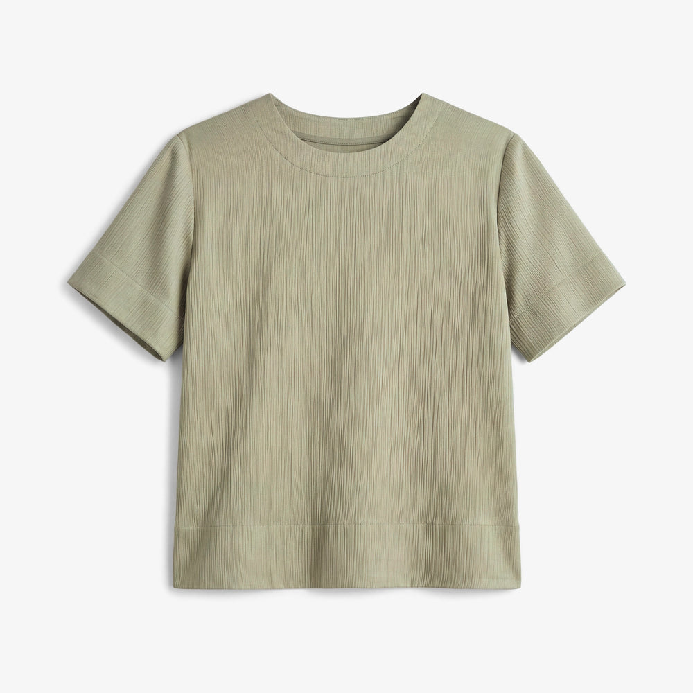 Annika Fancy Tee, Light Sage, image 8 of 8
