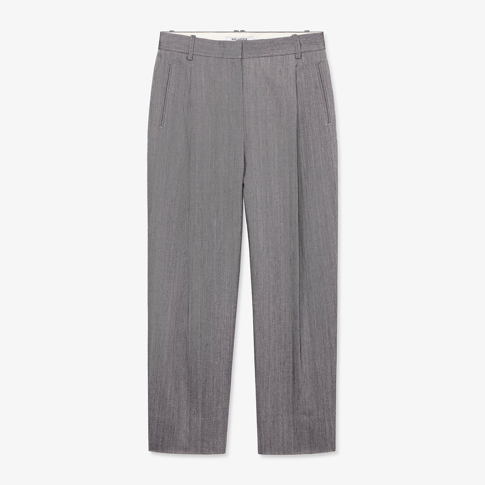 Gray pants on a white background