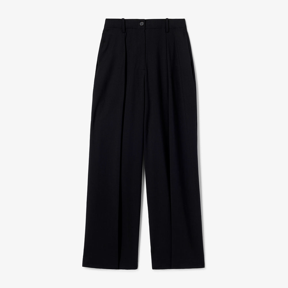 Zuri Pleated Trouser, Black, image 10 of 12