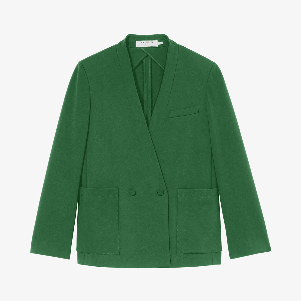 packshot image of the janette jacket in shamrock