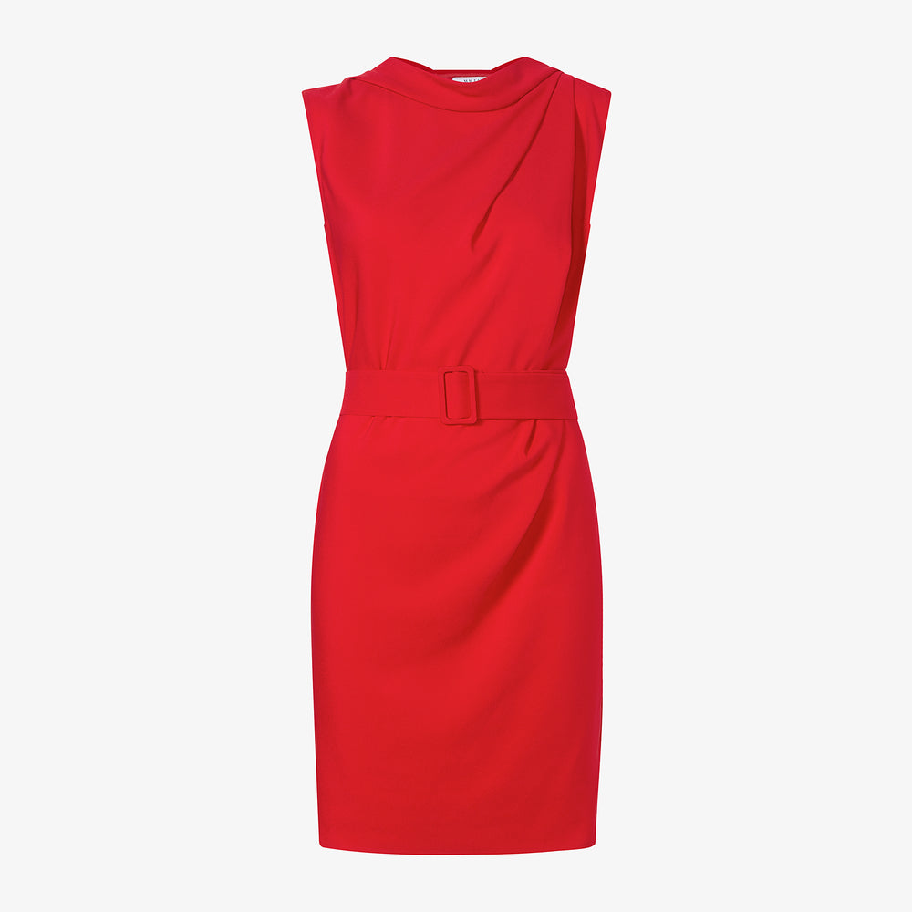 packshot image of the joslyn dress in maraschino
