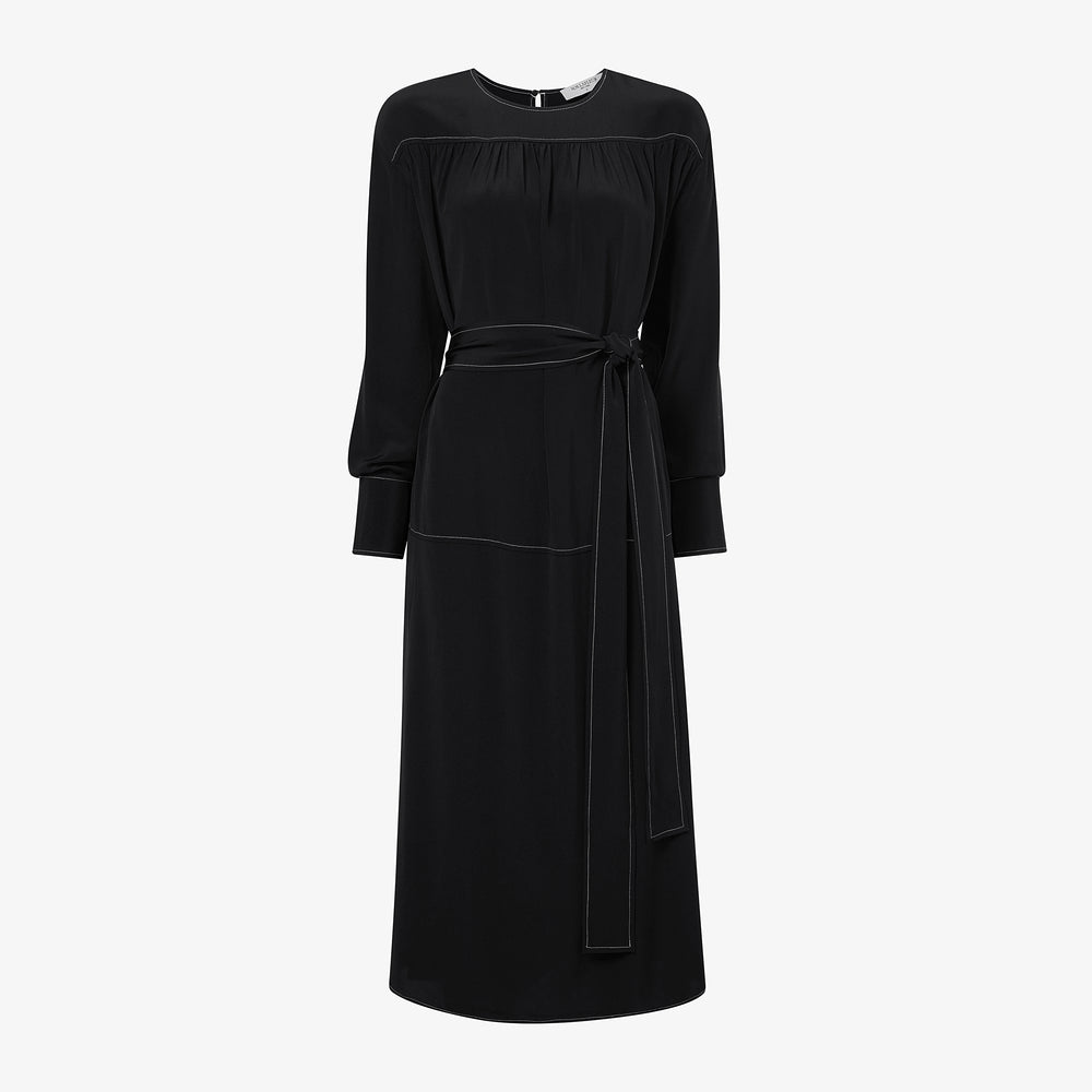 packshot image of the edie dress in black