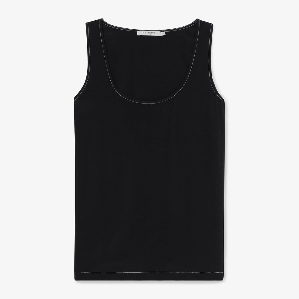 packshot image of the vicky tank in black
