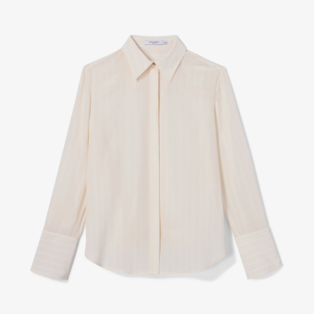 Beige shirt on a white background