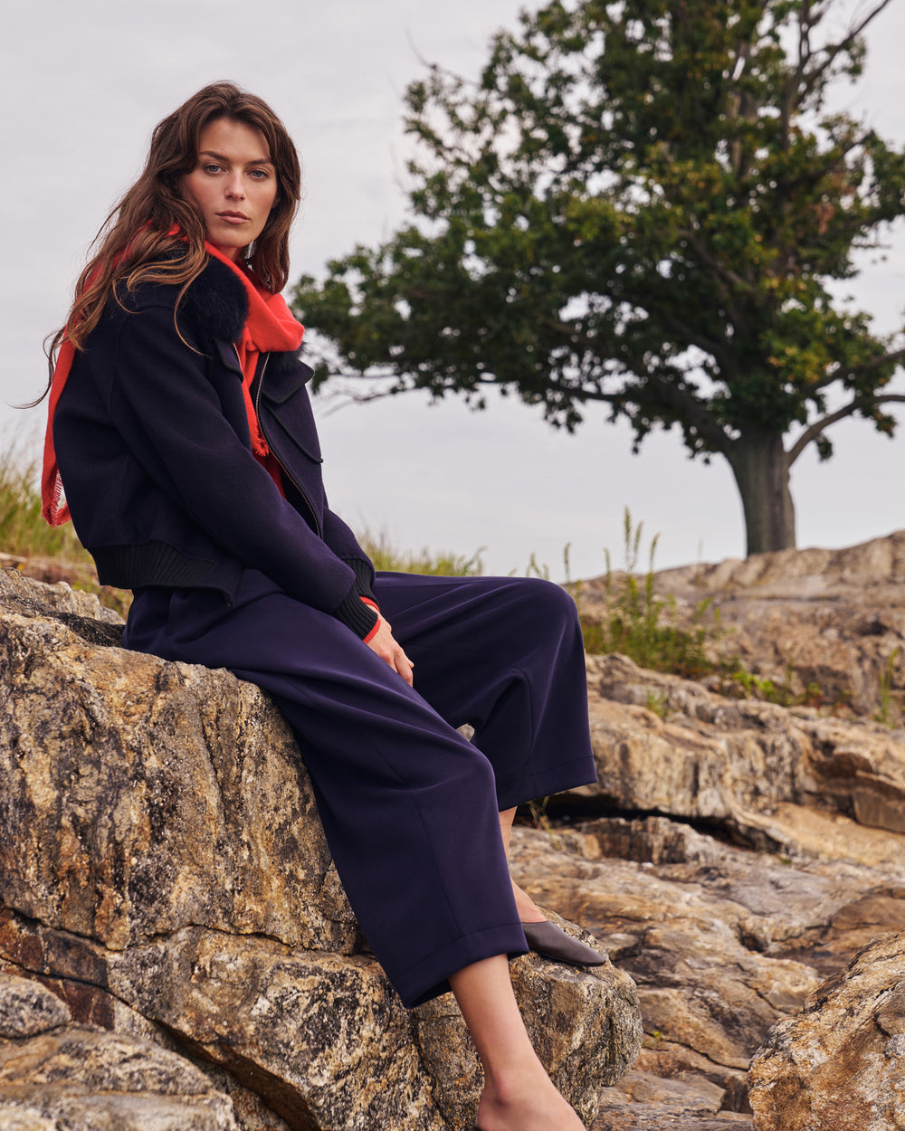 Bala Barrel Pant - OrigamiPlush :: Navy
