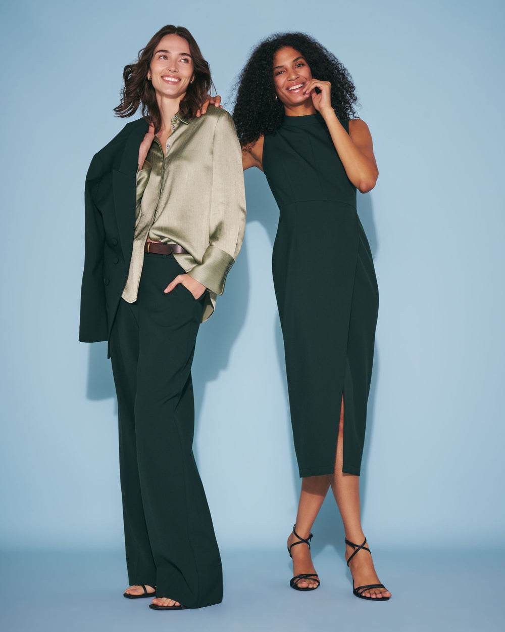 Tinsley Wide-Leg Trouser, Dark Forest, image 13 of 16