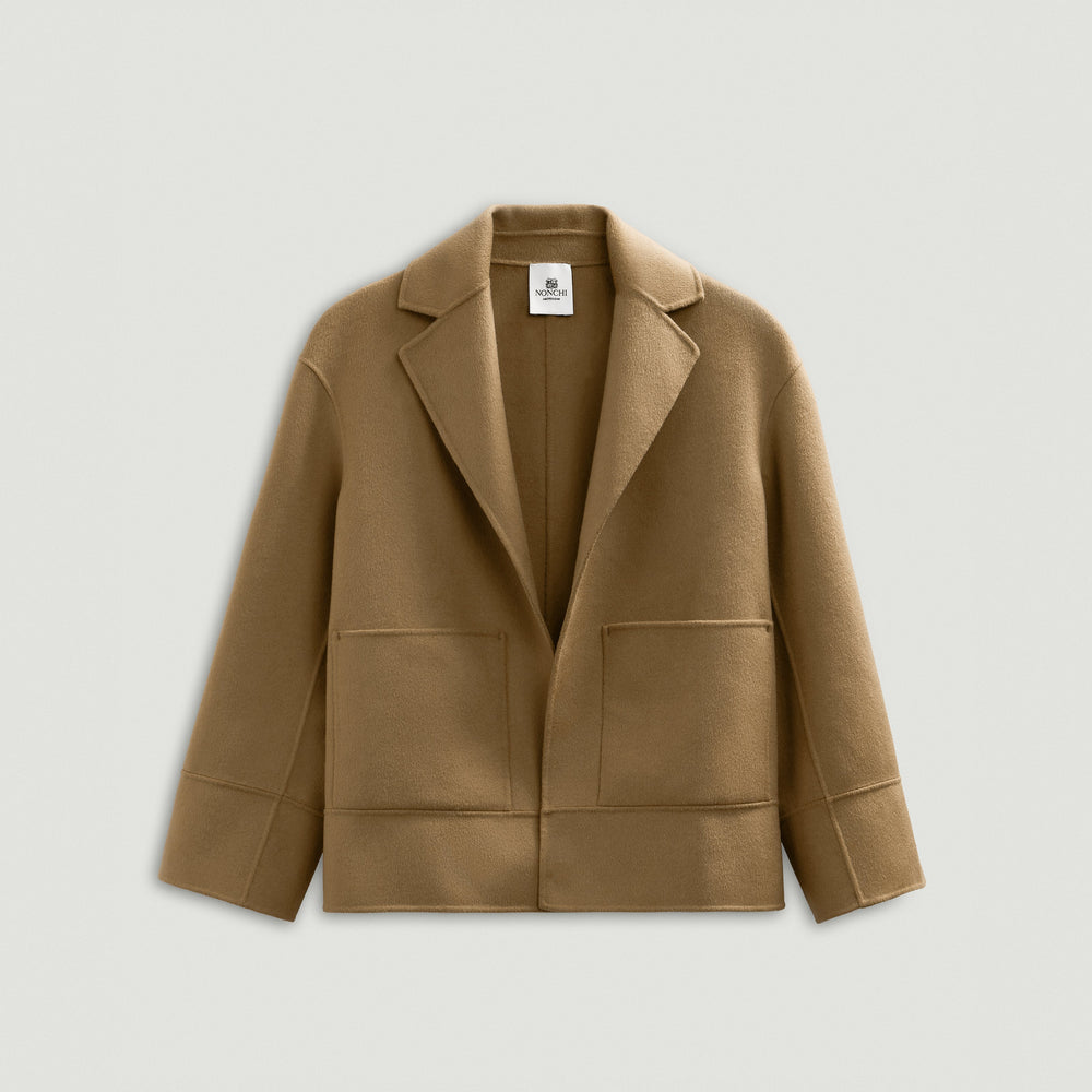 Viki Short Coat in Fawn