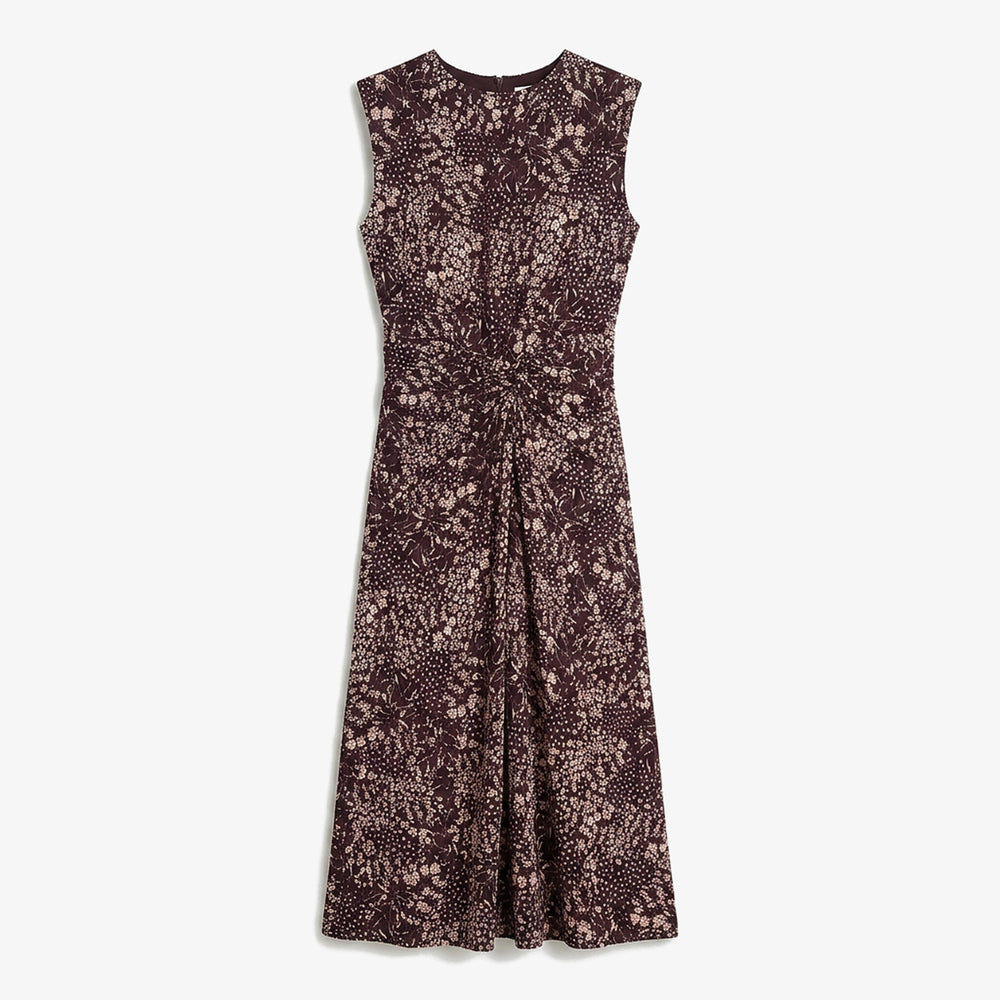 Floral patterned dress on a white background