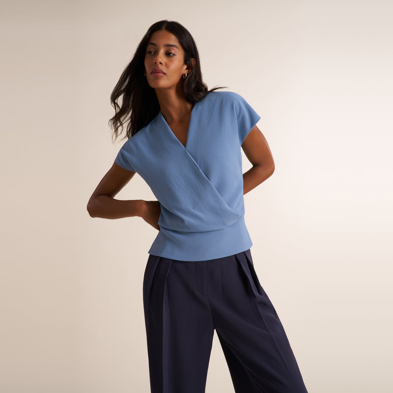 Antonia Faux Wrap Top