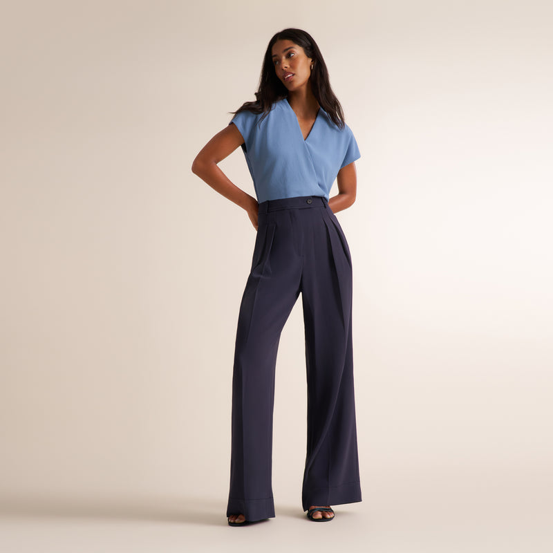 Antonia Faux Wrap Top