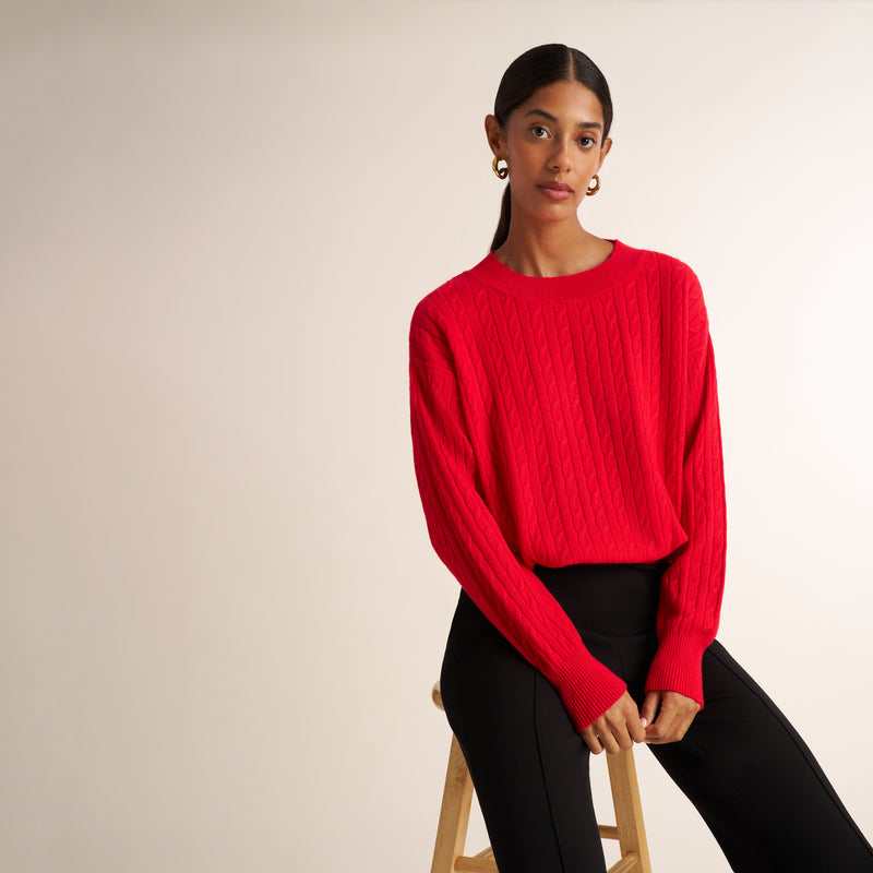 Giselle Cable Sweater