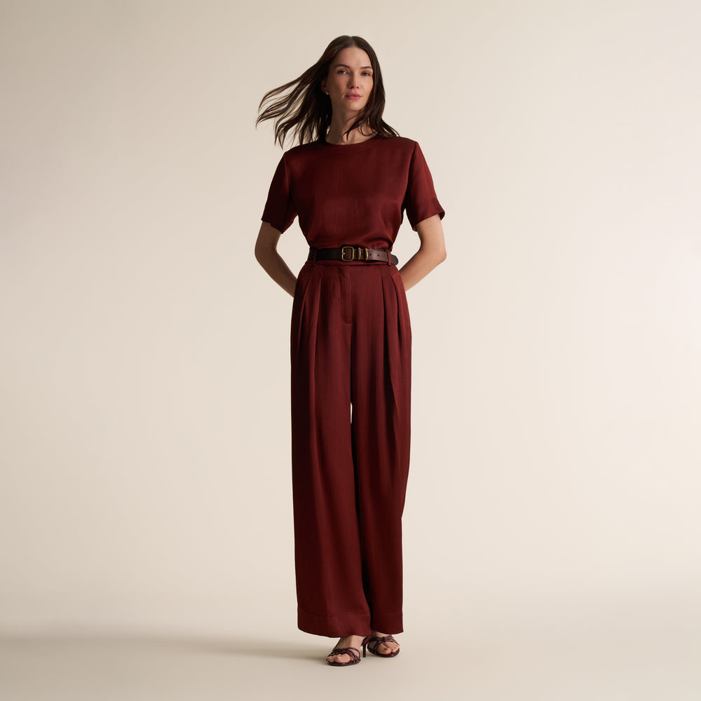 Annika Fancy Tee, Redwood, image 8 of 9