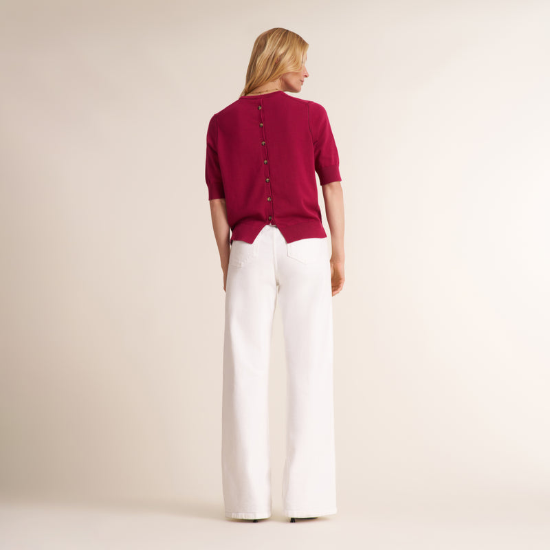 Iroha Button Back Top