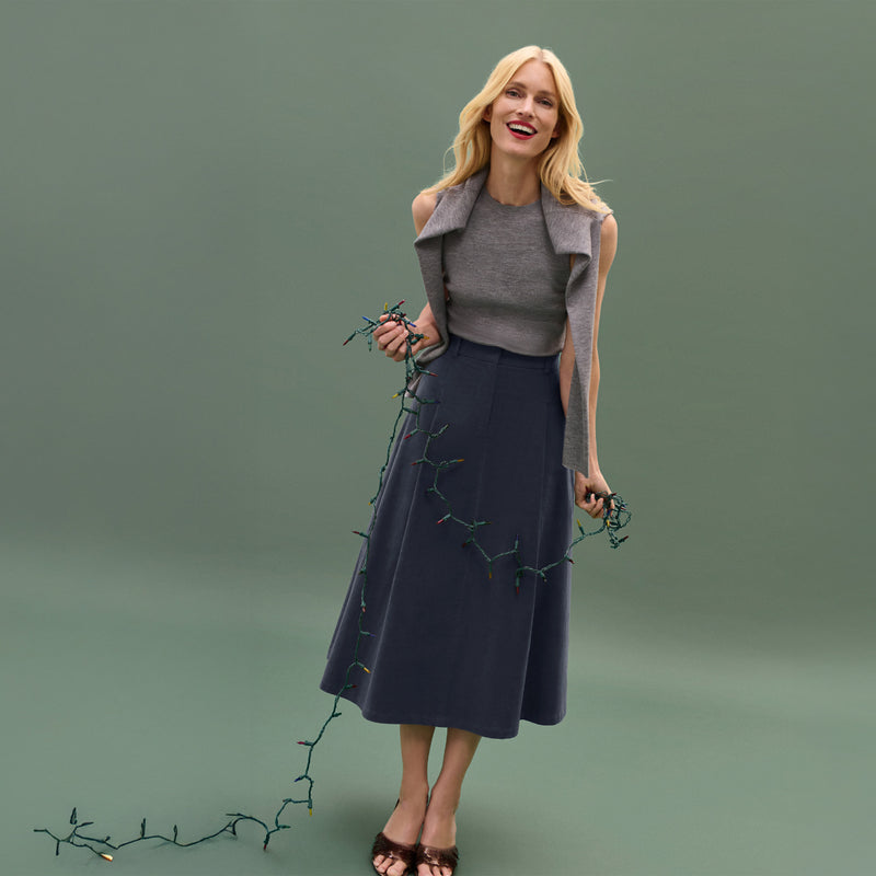Olia Pleat Skirt