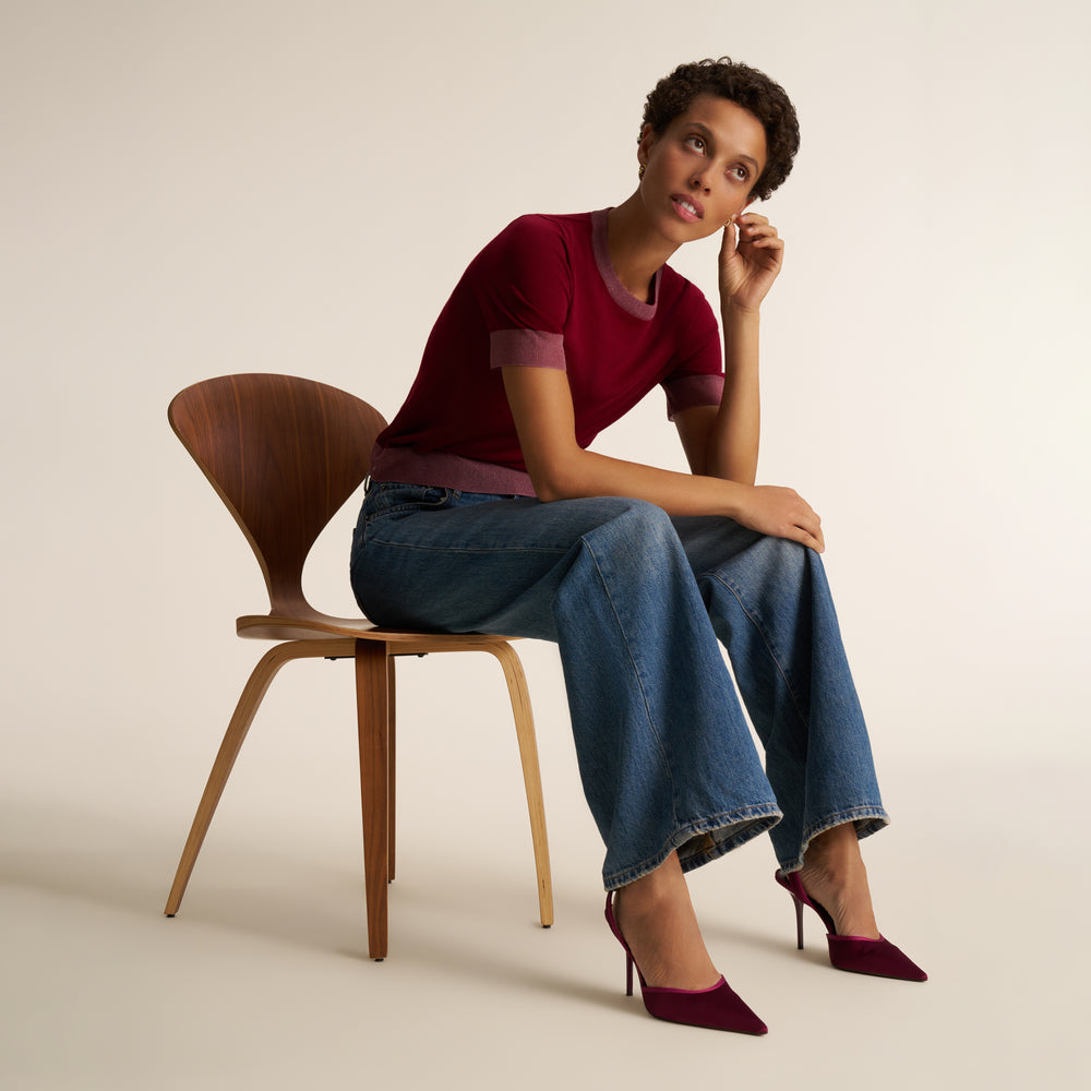 Becca Tee, Deep Berry, image 5 of 6