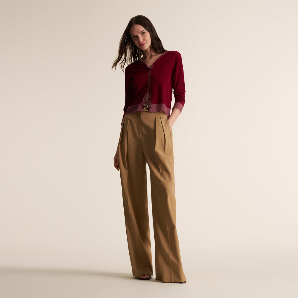 Clementine Cardigan, Deep Berry, image 5 of 6