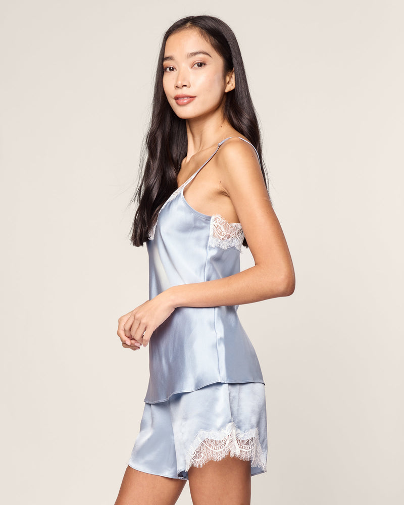 Petite Plume Silk Lace Cami Short Set