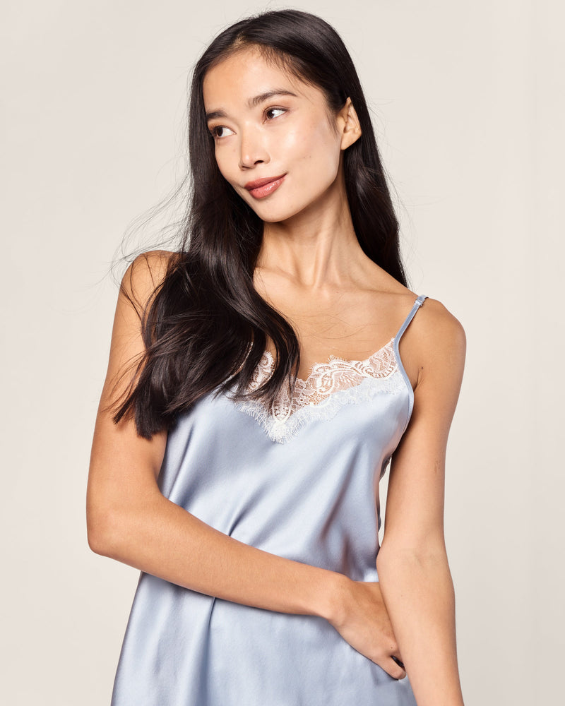 Petite Plume Silk Lace Cami Short Set