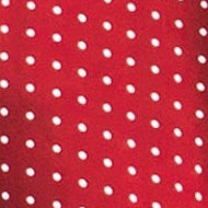 Petite Plume Silk Sleep Mask in Bordeaux Polka Dot