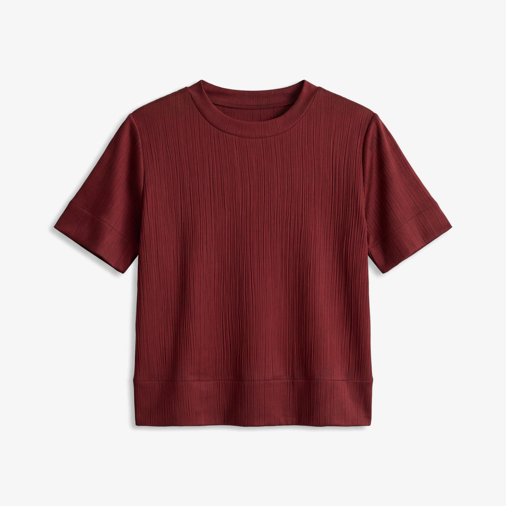 Annika Fancy Tee, Redwood, image 9 of 9