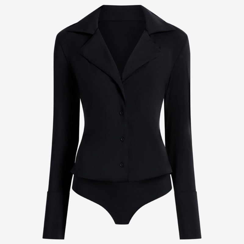 Commando® Classic Blousey Button Down Bodysuit