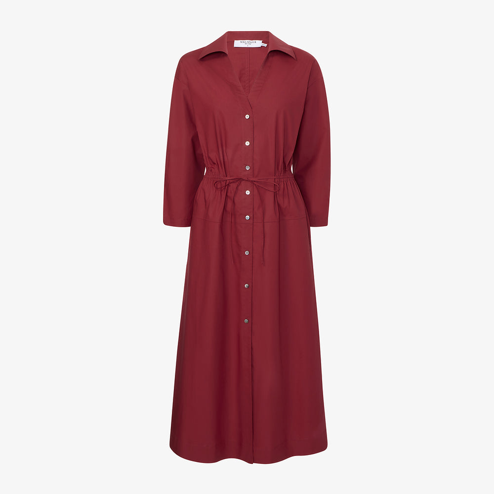 packshot image of the boden dress in cinnabar