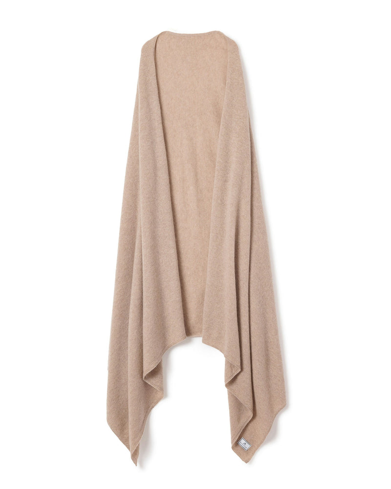 Petite Plume Cashmere Wrap in Camel