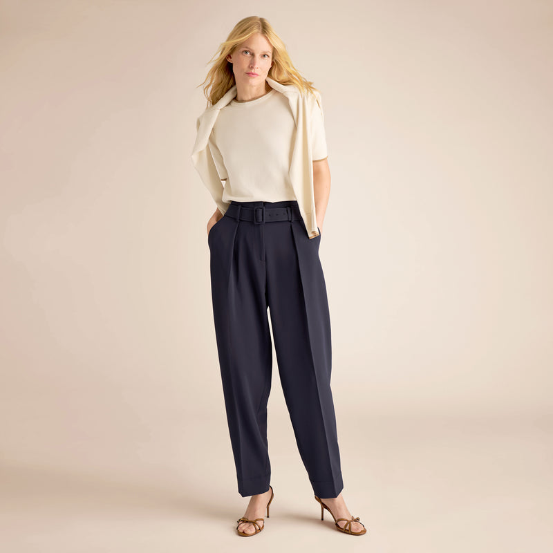 Cayen Belted Tapered Trouser