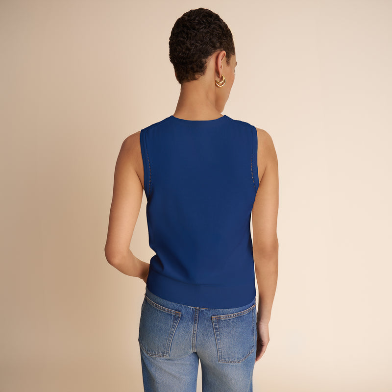 Crimmins Pointelle Tank