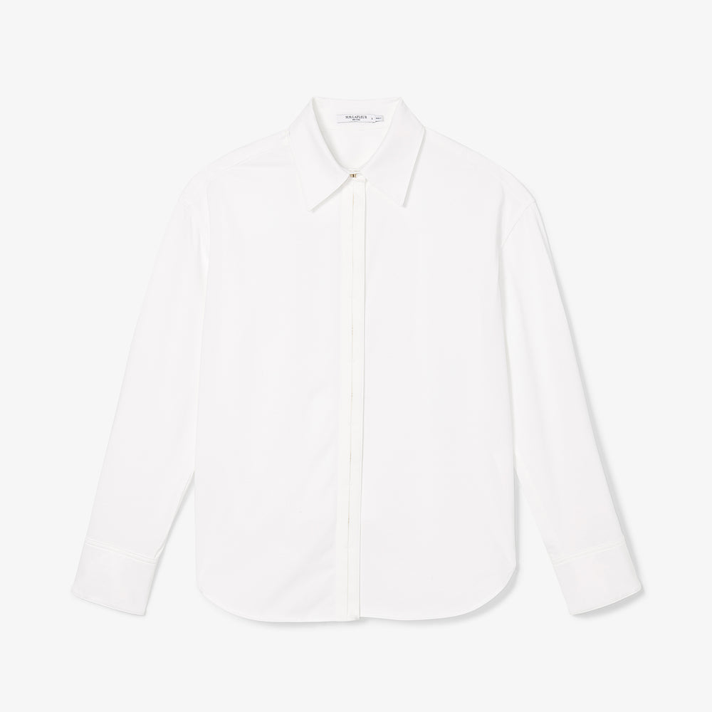 packshot image of the filomina top in white