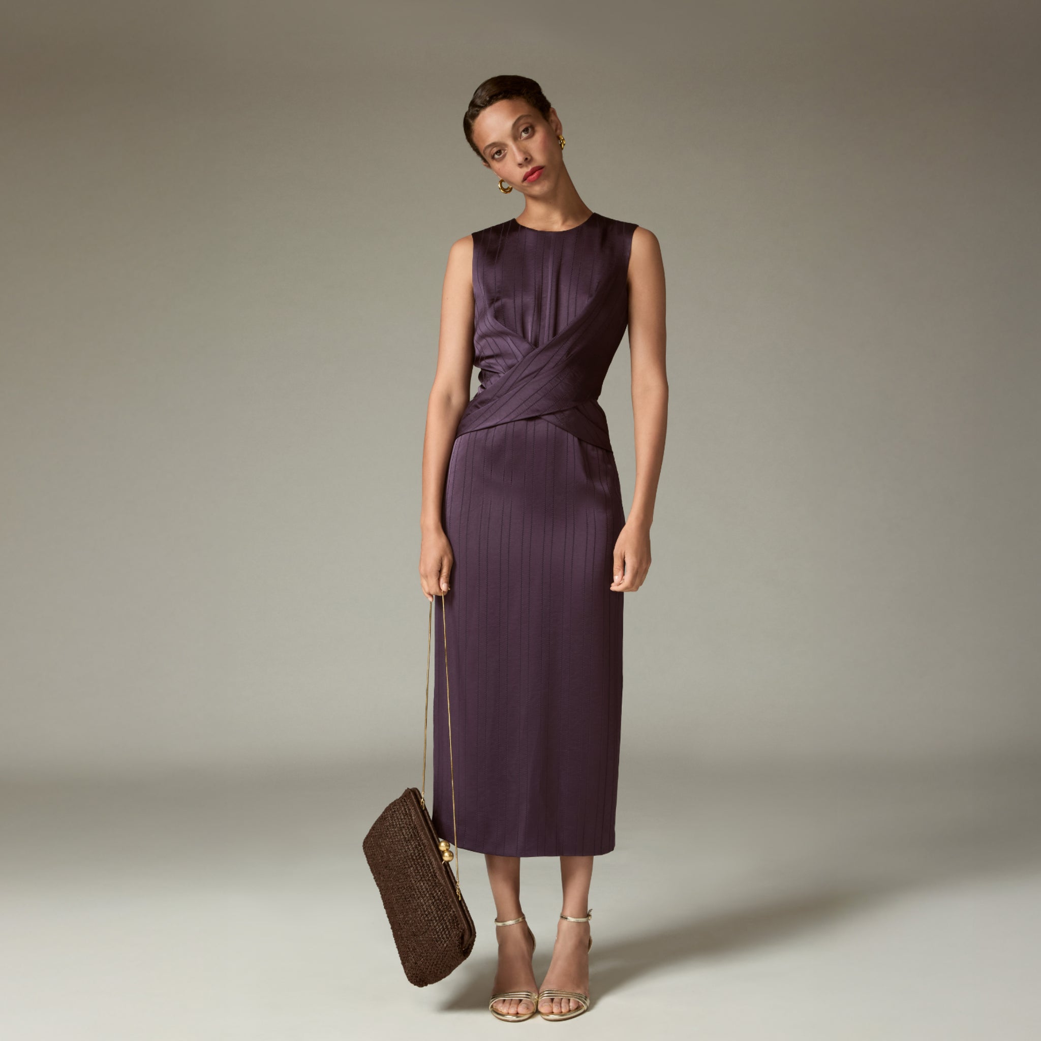 Gabriette Dress - Luxe Pointelle :: Deep Plum
