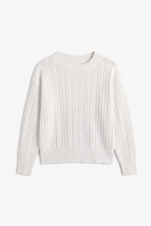 Giselle "Something's Gotta Give" Cable Sweater