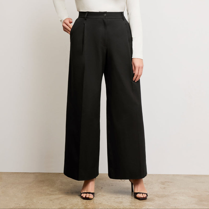 Harrison Wide Pleated Jean