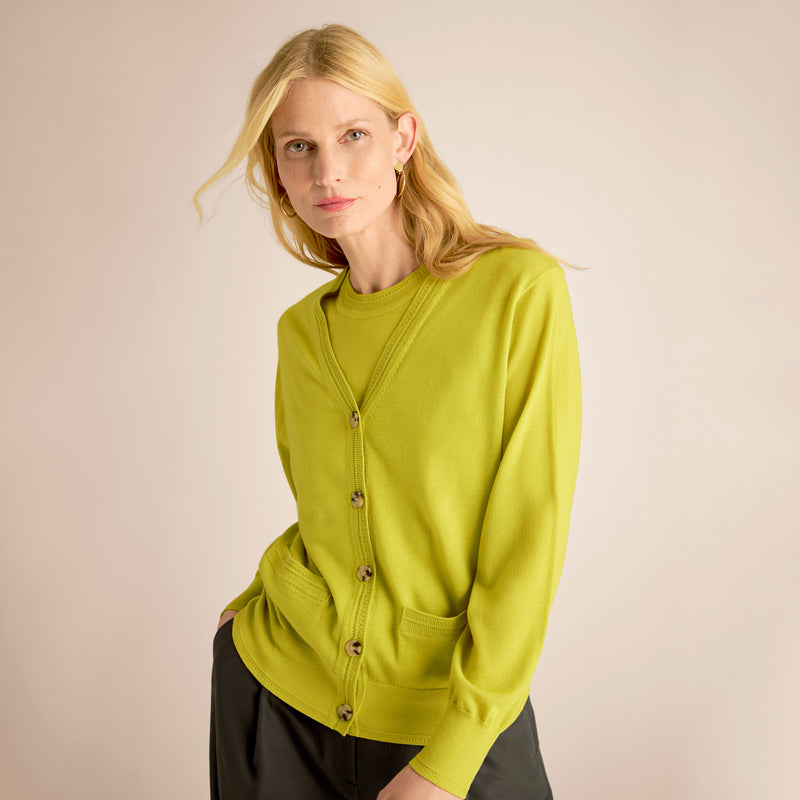 Rosalia Pointelle Cardigan