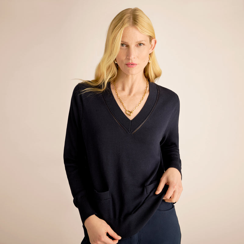 Louella V-Neck Pullover