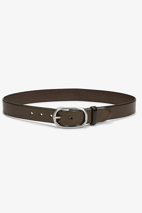 Oval Buckle Belt