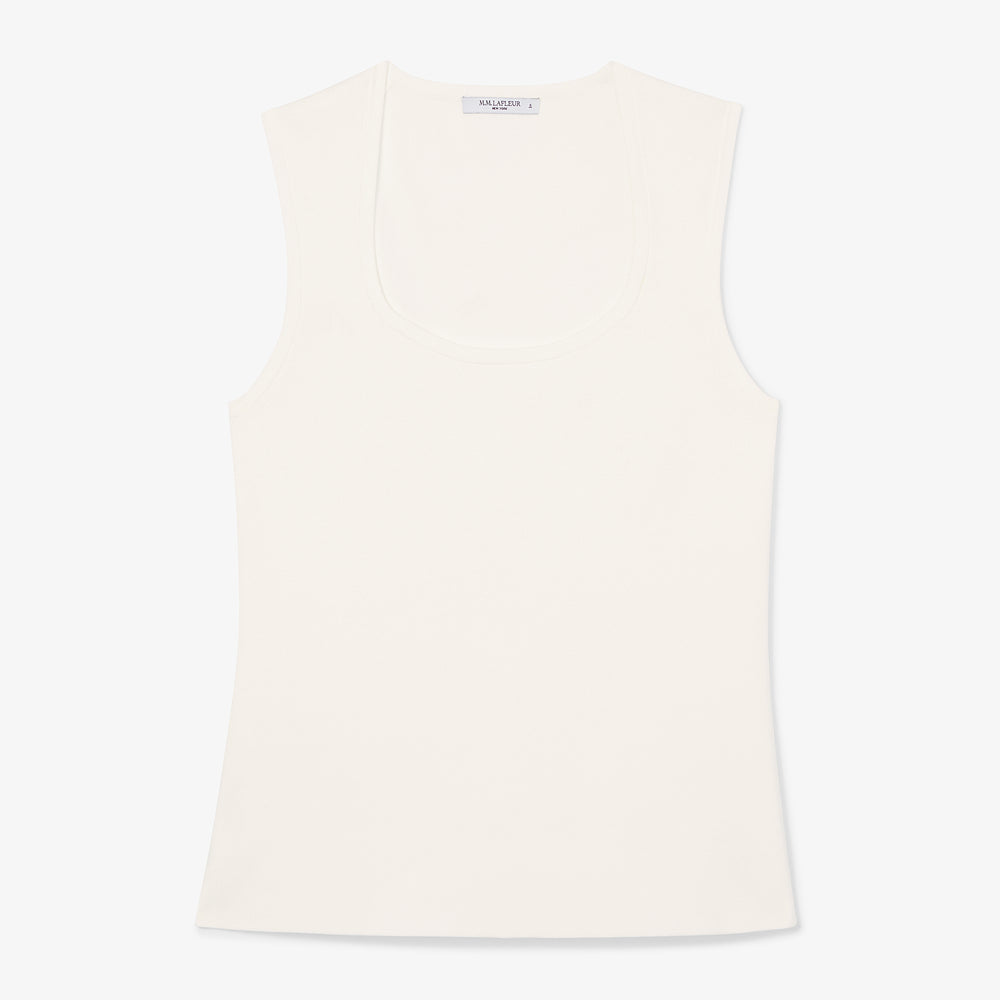 packshot image of the sabine top in ivory