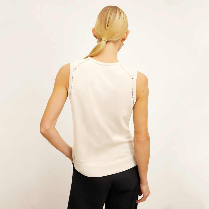 Crimmins Pointelle Tank