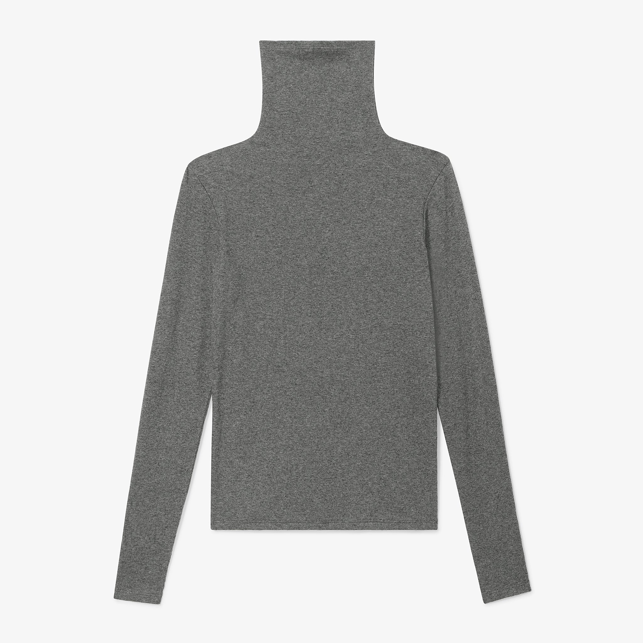 Still image of the Axam Turtleneck in Charcoal
