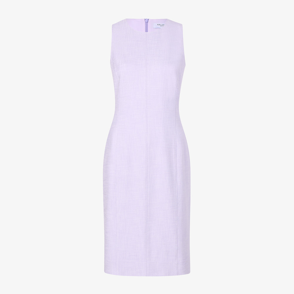 packshot image of the constance dress in lilac/ivory