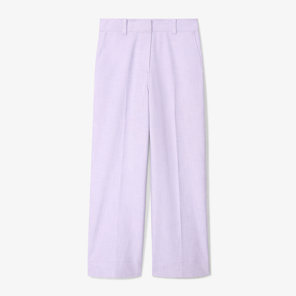 packshot image of the lani pant in lilac/ivory
