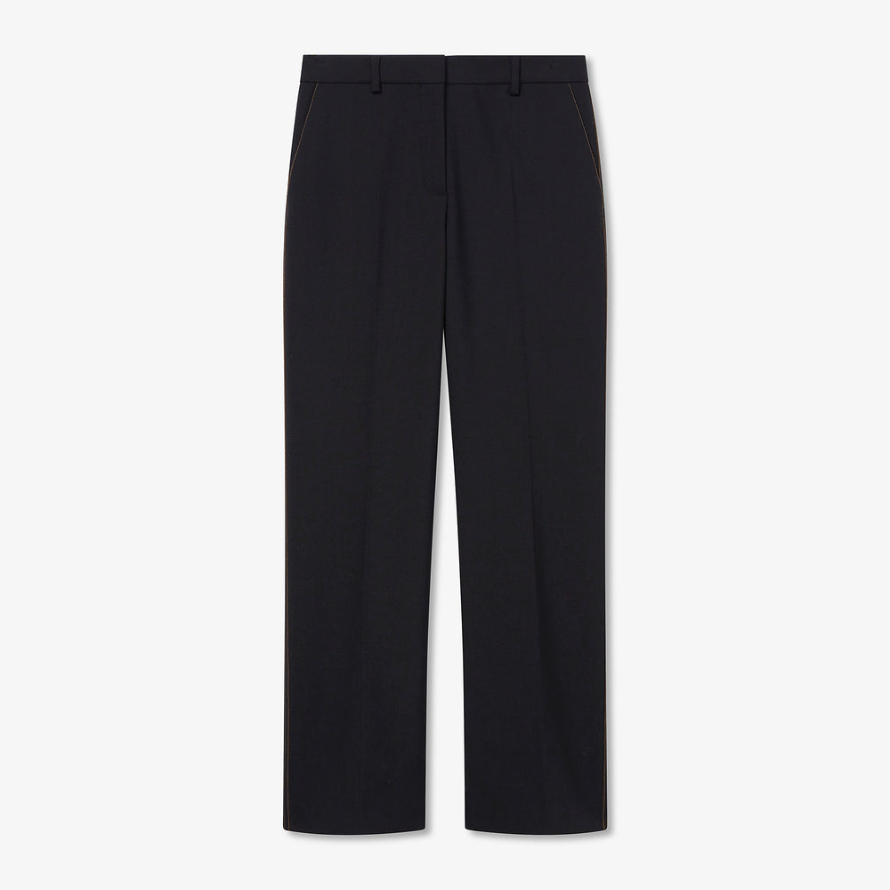 packshot image of the sella pant in black/light saddle